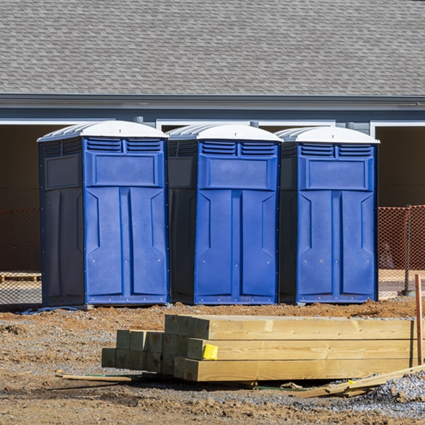 what is the cost difference between standard and deluxe porta potty rentals in Ford KS